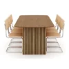 Ruokailuryhmä Richeto, 240cm, 6 tuolia Build, ruskea (01732)
