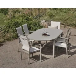 Ruokapöydän tuoli Brafab Comfy, käsinojilla