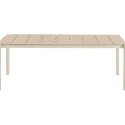 Ruokapöytä ulos House Nordic Abela, 100x200x74cm, beige/ruskea
