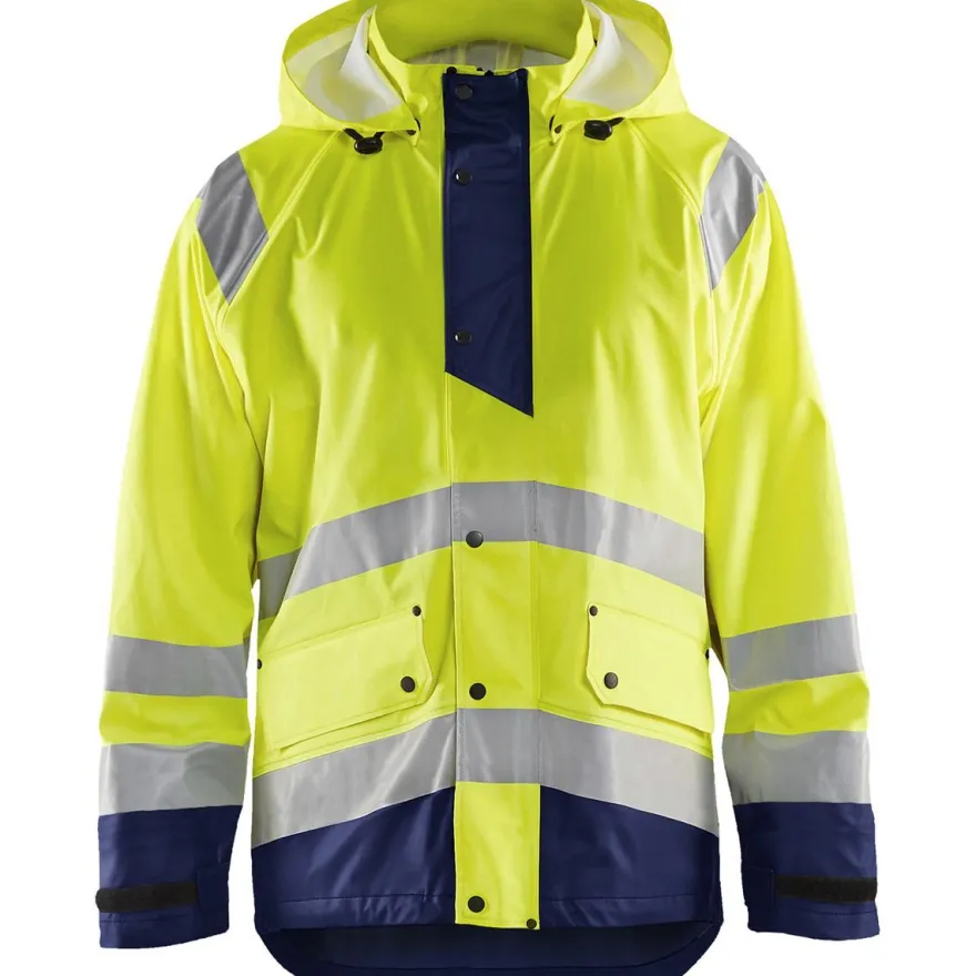 Sadetakki Blåkläder 4323 Highvis, huomiokeltainen/sininen