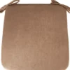Samettinen istuintyyny Home4You 39x39x2,5 cm, kultainen beige