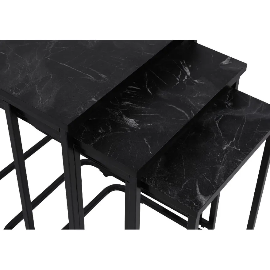 Sarjapöytä kolmiosainen Linento Furniture Ce Metal Zigon 9401, eri värejä