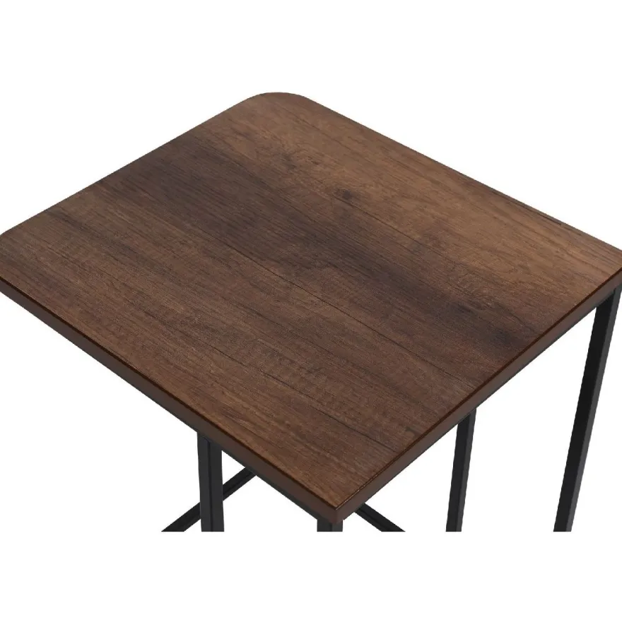 Sarjapöytä kolmiosainen Linento Furniture Ce Metal Zigon 9401, eri värejä