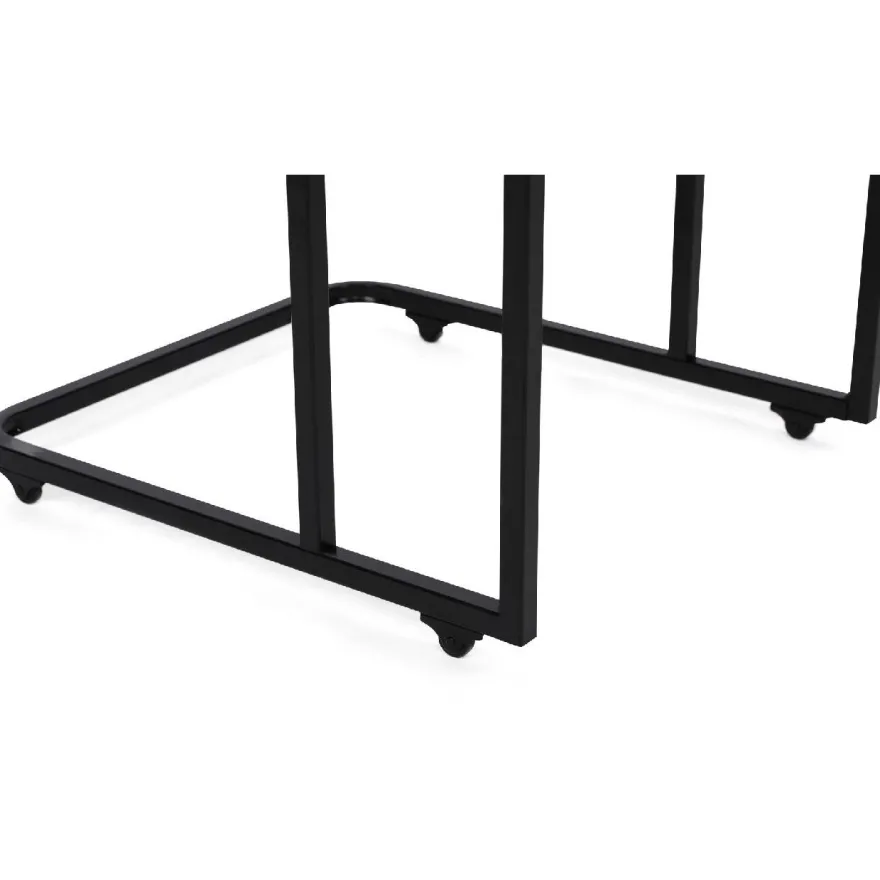 Sarjapöytä kolmiosainen Linento Furniture Ce Metal Zigon 9401, eri värejä