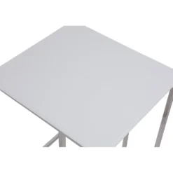 Sarjapöytä kolmiosainen Linento Furniture Ce Metal Zigon 9405 valkoinen