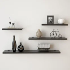 Seinähyllysetti Linento Furniture WL18, 4-osainen, eri värejä
