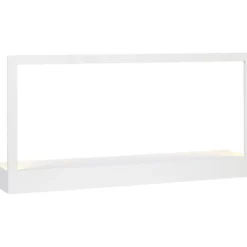 Seinähylly valaisimella Markslöjd Pablo Xl, 60x30x15cm, valkoinen