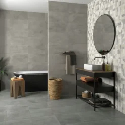 Seinälaatta Pukkila Studio Wall Grey, 30x60cm, himmeä, sileä