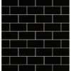 Seinälaatta Pukkila Urban Atelier Preto, kiiltävä, sileä, 140x70mm