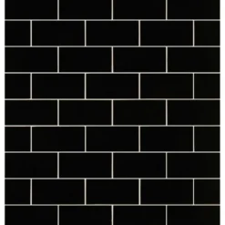 Seinälaatta Pukkila Urban Atelier Preto, kiiltävä, sileä, 140x70mm