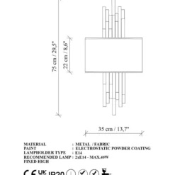 Seinävalaisin Linento Lighting Axis