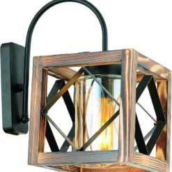 Seinävalaisin Linento Lighting Zikzak, puu