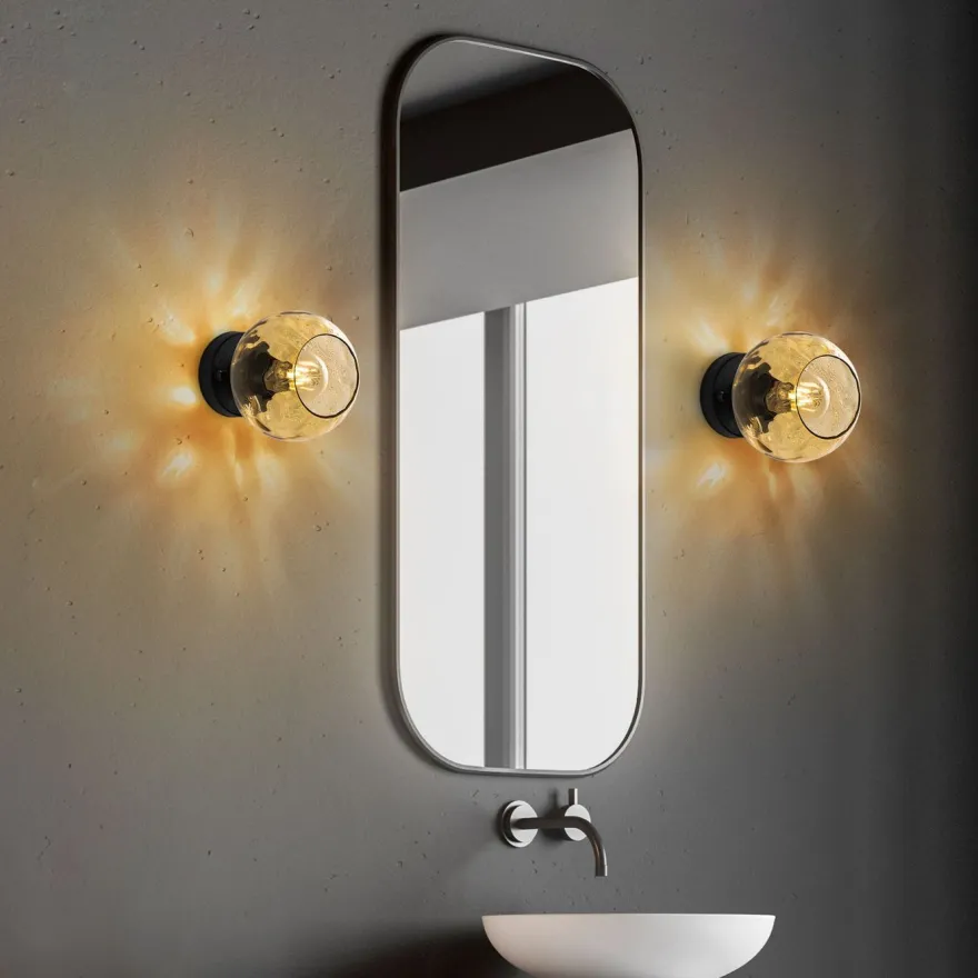 Seinävalaisin Linento Lighting Benek, Ø15cm, E27, eri värejä