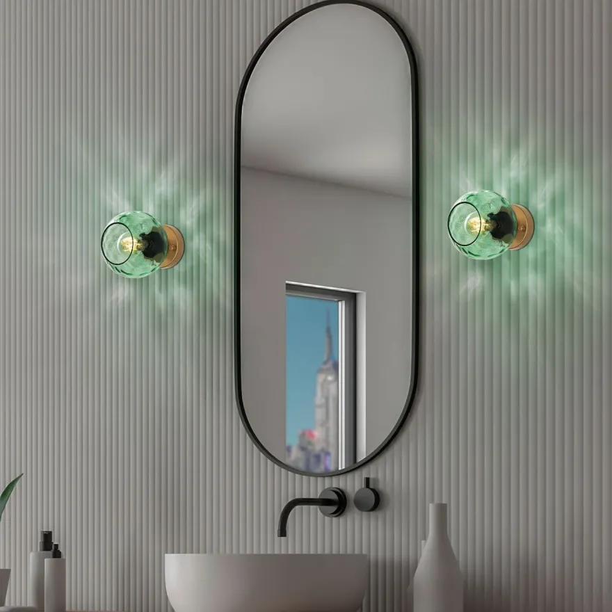 Seinävalaisin Linento Lighting Benek, Ø15cm, E27, eri värejä