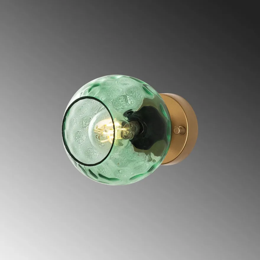 Seinävalaisin Linento Lighting Benek, Ø15cm, E27, eri värejä