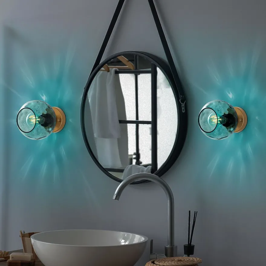 Seinävalaisin Linento Lighting Benek, Ø15cm, E27, eri värejä