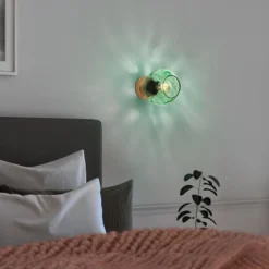 Seinävalaisin Linento Lighting Benek, Ø15cm, E27, eri värejä
