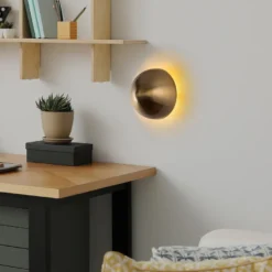Seinävalaisin Linento Lighting Fungal, G9, kulta, eri kokoja