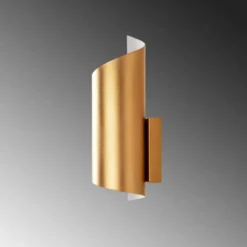 Seinävalaisin Linento Lighting Kivrik, 8x27cm, kulta