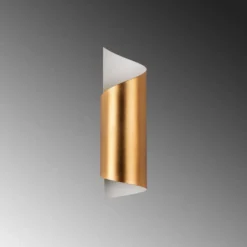 Seinävalaisin Linento Lighting Kivrik, 8x27cm, kulta