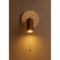 Seinävalaisin Linento Lighting App beige/saksanpähkinä
