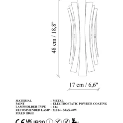 Seinävalaisin Linento Lighting Linea