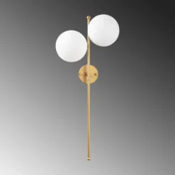 Seinävalaisin Linento Lighting Fazli, 2-osainen, kulta