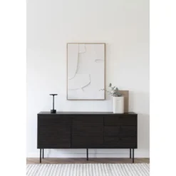 Senkki House Nordic Kyoto, 150x40x74cm, tummanruskea tammiviilu