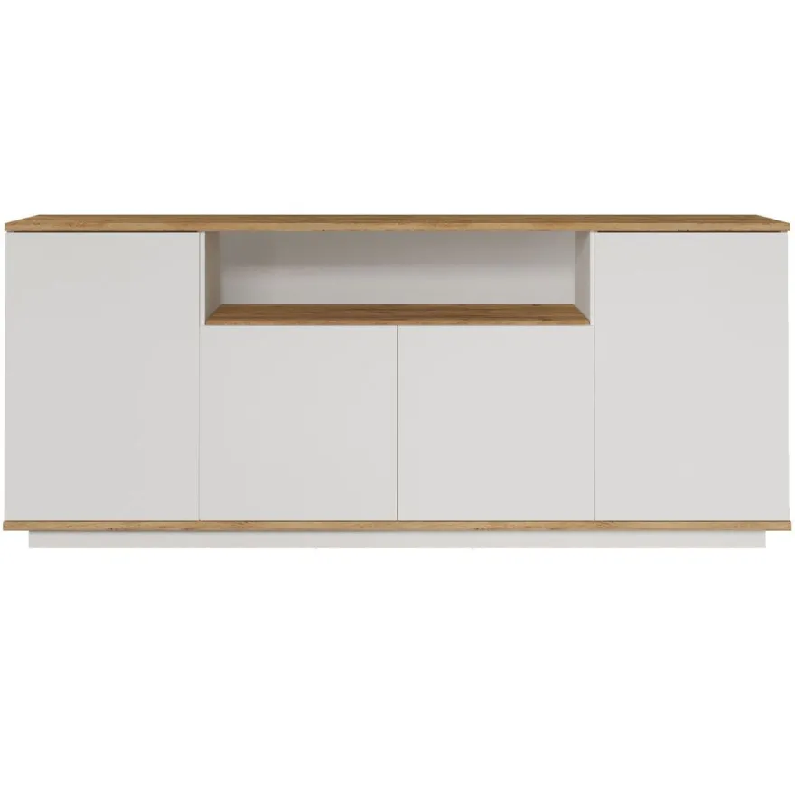 Senkki Linento Furniture Fr15-Aw, 180x75cm, ruskea/valkoinen