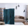 Sermi Artgeist Turquoise Zebra Pattern, 135x172cm