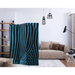 Sermi Artgeist Turquoise Zebra Pattern, 135x172cm