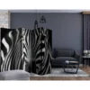 Sermi Artgeist White with black stripes II, 225x172cm
