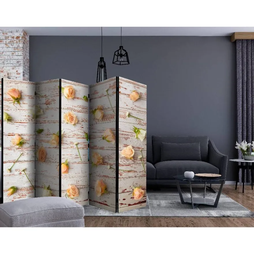 Sermi Artgeist Wood & Roses II, 225x172cm