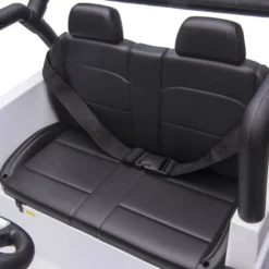 Sähköauto Offroader 8V EVA pyörillä Nordic Play, 765x780 mm valkoinen muovi