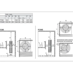 Sähkökiuas Harvia Cilindro PC66, 6.6kW, 5-9m³, kiinteä ohjaus
