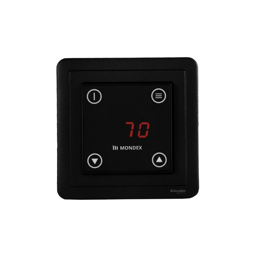 Sähkökiuas Mondex Tahko E2, 9kW, 8-15m³, erillinen ohjaus, rst