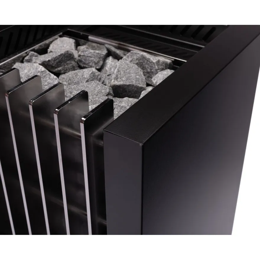 Sähkökiuas Narvi Combi 9.0kW 8-12m³ erillinen ohjaus musta