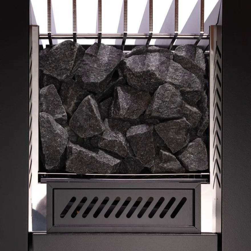 Sähkökiuas Narvi Combi 9.0kW 8-12m³ erillinen ohjaus musta
