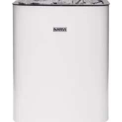 Sähkökiuas Narvi NC Electric, 9kW, 9-15 m³, erillinen ohjaus, valkoinen