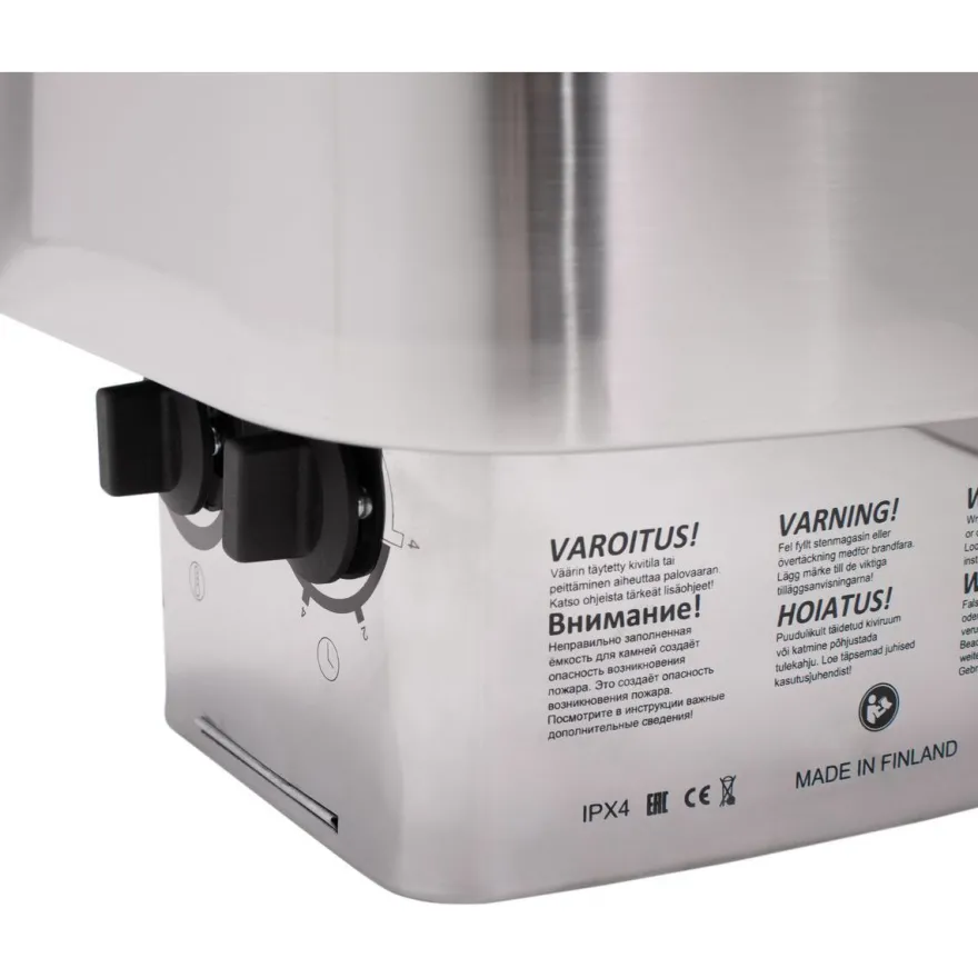 Sähkökiuas Narvi NM 600, 6.0kW, 6-9m³, kiinteä ohjaus