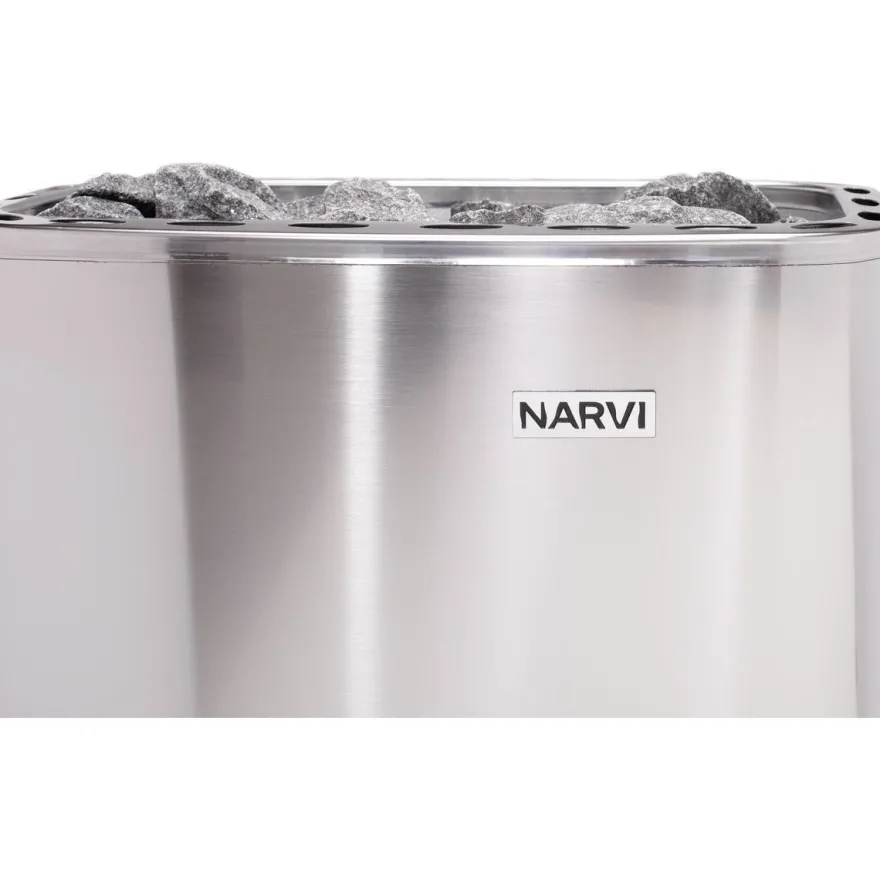 Sähkökiuas Narvi NM 600, 6.0kW, 6-9m³, kiinteä ohjaus