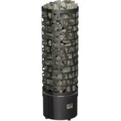 Sähkökiuas SAWO Aries Round Black NS, 4.5kW, 3-6m³, erillinen ohjaus