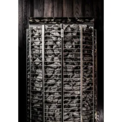 Sähkökiuas SAWO Wall Tower, 9kW, 8-15m³, kiinteä ohjauskeskus