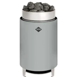 Sähkökiuas VETO SK12, 12.5kW, 12-18m³, erillinen ohjaus, harmaa