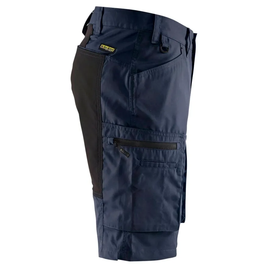 Shortsit Blåkläder 1449 Stretch, tummansininen/musta