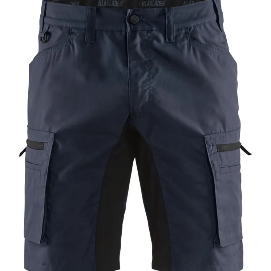 Shortsit Blåkläder 1449 Stretch, tummansininen/musta