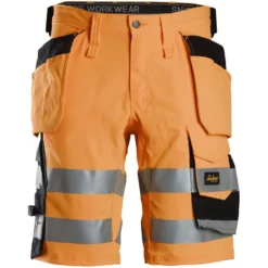 Shortsit Snickers Workwear 6135 High-Vis lk 1