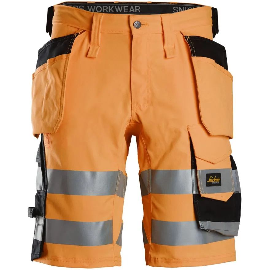Shortsit Snickers Workwear 6135 High-Vis lk 1
