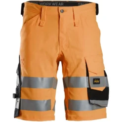 Shortsit Snickers Workwear 6136 High-Vis lk 1