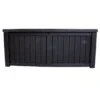 Säilytyslaatikko Home4you Praia, 143x67,5x60,5 cm, musta